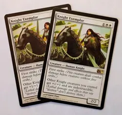 MTG - Knight Exemplar - Core Set 2011 20/249 - Regular Rare - Knight Typal - Image 3