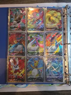 180 Pokemon Card Lot V VMAX EX SR Full Art Holo Rare Pikachu Binder Collection - Image 1