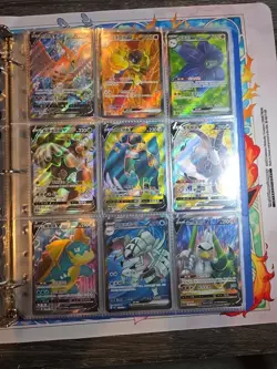 180 Pokemon Card Lot V VMAX EX SR Full Art Holo Rare Pikachu Binder Collection - Image 3