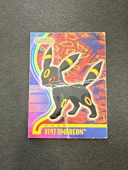 2001 Topps Pokemon Umbreon #197 Johto League Champions TV Animation DMG - Image 1