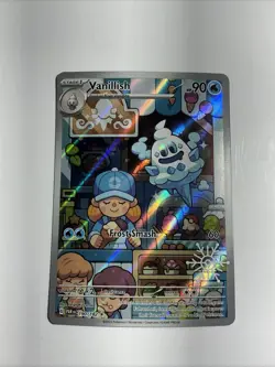 Vanillish 190/182 SV04: Paradox Rift Holo Illustration Rare Full Art Pokemon - Image 1