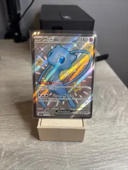 Pokemon TCG Mew EX 216/091 Paldean Fates Holo Shiny Full Art NM-M Condition - Image 1