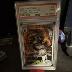 The Pokemon Company Team Rocket's Houndoom Illustration Rare Holo 191/182 PSA 9… - Image 1