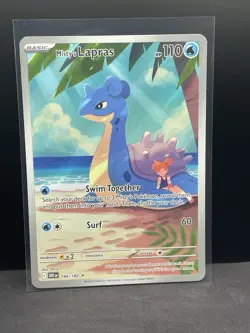 Pokemon TCG Destined Rivals Misty's Lapras Illustration Rare 194/182 NM - Image 1