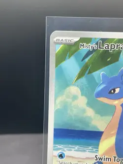 Pokemon TCG Destined Rivals Misty's Lapras Illustration Rare 194/182 NM - Image 4