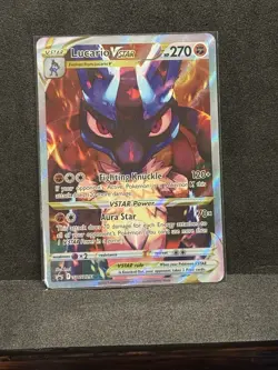 Pokemon TCG Lucario VSTAR SWSH 291 Sword & Shield Promo Holo - Image 1