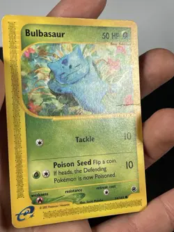2002 Pokemon Expedition Base Set Bulbasaur 94/165 e-Reader - Image 3
