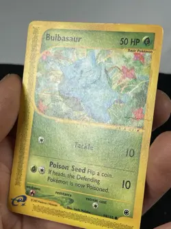 2002 Pokemon Expedition Base Set Bulbasaur 94/165 e-Reader - Image 4