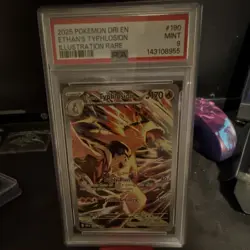 The Pokemon Company Ethan's Typhlosion Illustration Rare Holo 190/182 PSA 9 EN - Image 1