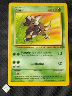 Pinsir 25/64 - Jungle Unlimited Non-Holo Rare Pokemon TCG NM - Image 1