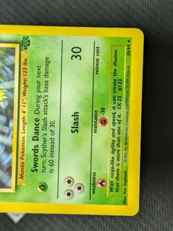 Scyther 26/64 - Jungle Unlimited Non-Holo Rare Pokemon TCG LP VLP - Image 5