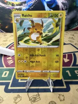 Raichu 066/202 Reverse Holo SWSH Base Set Pokemon TCG - Image 1
