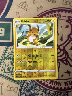 Raichu 066/202 Reverse Holo SWSH Base Set Pokemon TCG - Image 3