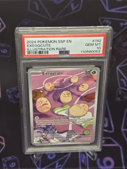 Exeggcute 192/191 PSA 10 Gem Mint Illustration Rare Surging Sparks Pokemon TCG - Image 1