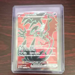 Pokemon Yveltal EX 105/088 XY Ultra Rare Full Art 210 HP Dark 210 Attack - Image 3