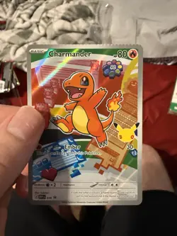 Pokemon TCG Charmander 038 First Partner Illustration Box Promo CRIMP ERROR - Image 1