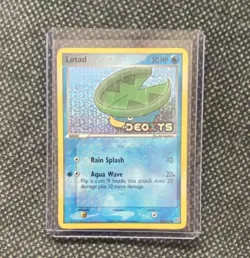 Pokemon Lotad 63/107 EX Deoxys Reverse Holo 50 HP Common Basic 2005 - Image 1