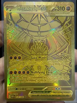 Pokemon TCG Mega Zygarde Ex 124 Mega Hyper Rare ME03: Perfect Order NM/Single - Image 1