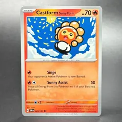 Pokemon Scarlet & Violet: Surging Sparks #020/191 Castform Sunny Form - Image 1