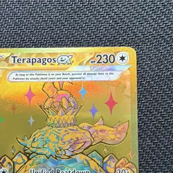 Pokemon Terapagos ex Hyper Rare 180/131 Sv: Prismatic Evolutions Holo English - Image 3