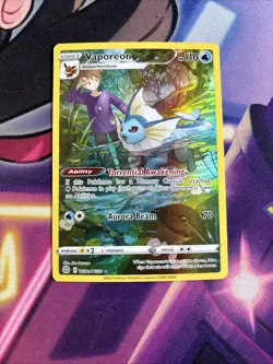 Vaporeon TG02/TG30 Holo Brilliant Stars Trainer Gallery Pokemon NM - Image 1
