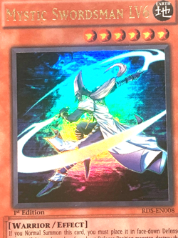 yugioh MYSTIC SWORDSMAN LV6 RDS-EN008 1st Edition Ultra Rare Near Mint - Image 4