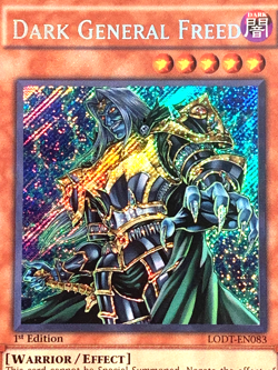 yugioh Dark General Freed LODT-EN083 1st Edition Secret Rare Near Mint - Image 2