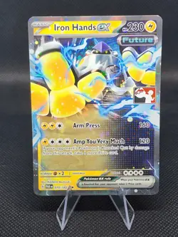 Iron Hands ex 070/182 Pokemon Play! Prize Pack Series 6 Cosmo Holo Pack Fresh NM - Image 1