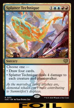 Splatter Technique ** FOIL ** #231 - Secrets of Strixhaven - NM MTG - Image 1