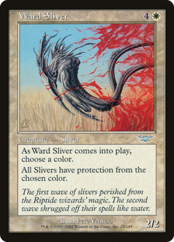 Ward Sliver #25 (MP) Legions LGN Magic MTG - Image 1