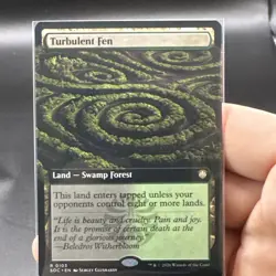 Turbulent Fen - 103 - MTG: Secrets of Strixhaven - Extended Art - Rare - Regular - Image 2