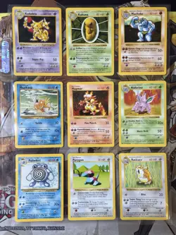 1999 Pokemon BASE SET SHADOWLESS Edition 23/102 Complete Nm Lot - Image 3