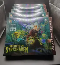 MTG Secrets of Strixhaven Collector Booster Box Factory Sealed English - Image 1
