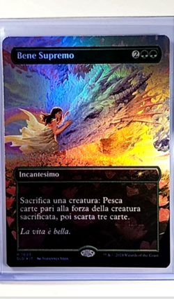 MTG Magic the Gathering SLD Secret Lair Drop Borderless Foil #1693 Bene Supremo - Image 1