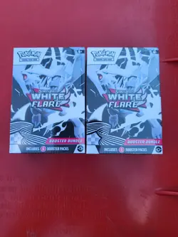 Pokemon White Flare Scarlet & Violet Booster Bundle Lot Of 2 Boxes 12 Packs - Image 1