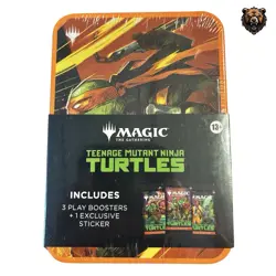 Magic: The Gathering Teenage Mutant Ninja Turtles Tin [Michelangelo] 3 Boosters - Image 1