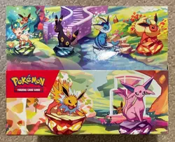 Pokemon Prismatic Evolutions Mini Tin Display Box - Full Set Of 8 Sealed Tins - Image 1