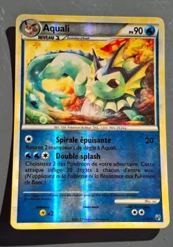 Pokemon Aquali 41/90 reverse Vaporeon Fr card /jpj27 - Image 1