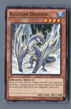 Blizzard Dragon BP03-EN031 Rare Battle Pack 3: Monster League Yu-Gi-Oh LP - Image 1