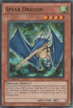 Spear Dragon - SDDL-EN016 - Common - Unlimited Edition - Damaged - Dragunity Leg - Image 1