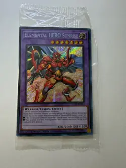 Yugioh - Elemental Hero Sunrise (Sealed) - Secret - Limited - LDS3-EN104 - NM - Image 1