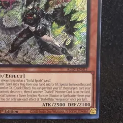 Diabellstar Vengeance - NM- Secret Rare - 1st Edition ALIN-EN011-Yu-Gi-Oh! - Image 4