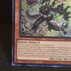 Diabellstar Vengeance - NM- Secret Rare - 1st Edition ALIN-EN011-Yu-Gi-Oh! - Image 5