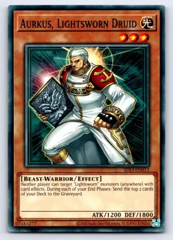 Aurkus, Lightsworn Druid Common Structure Deck: Realm of Light SDLI-EN013 LP - Image 1