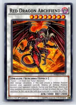 Red Dragon Archfiend Common High-Speed Riders HSRD-EN023 LP - Image 1