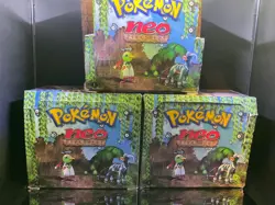 WOTC Vintage NEO DISCOVERY ☘🔥💧⚡ Empty Booster Box ⚡💧🔥☘ No Pokemon Cards - Image 1
