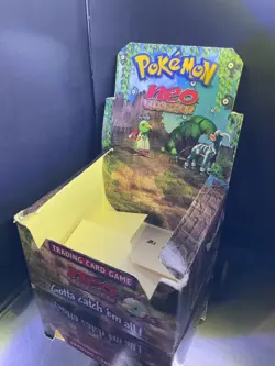 WOTC Vintage NEO DISCOVERY ☘🔥💧⚡ Empty Booster Box ⚡💧🔥☘ No Pokemon Cards - Image 3