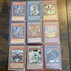 Yu-Gi-Oh Lot of 9 Blue-Eyes Ultimate Dragon/ Elemental Hero/ Neos Vintage (1) - Image 1