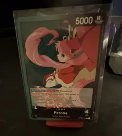One Piece Card Game Perona Leader Card OP06-021 5000 Power Regular EN - Image 1
