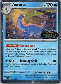 Aurorus (Perfect Order Stamped) 024/088 Holo Miscellaneous Cards Pokemon NM - Image 1